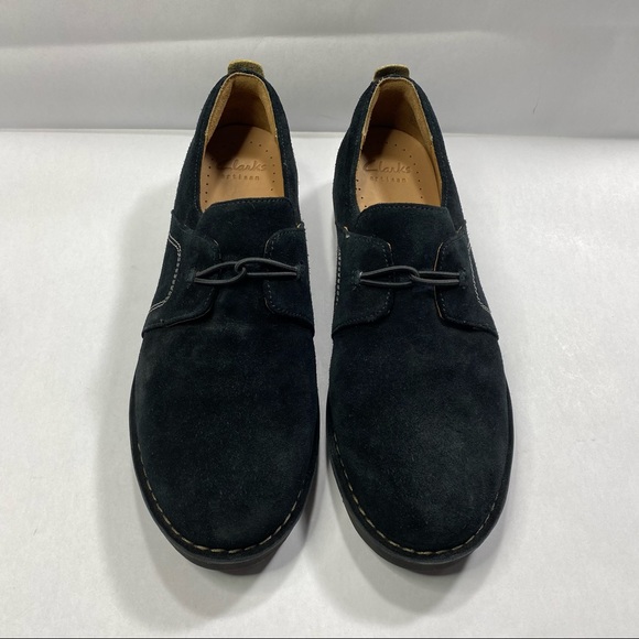 Clarks Artisan Unstructured Suede Leather Slip On Style Loafers - Picture 3 of 10